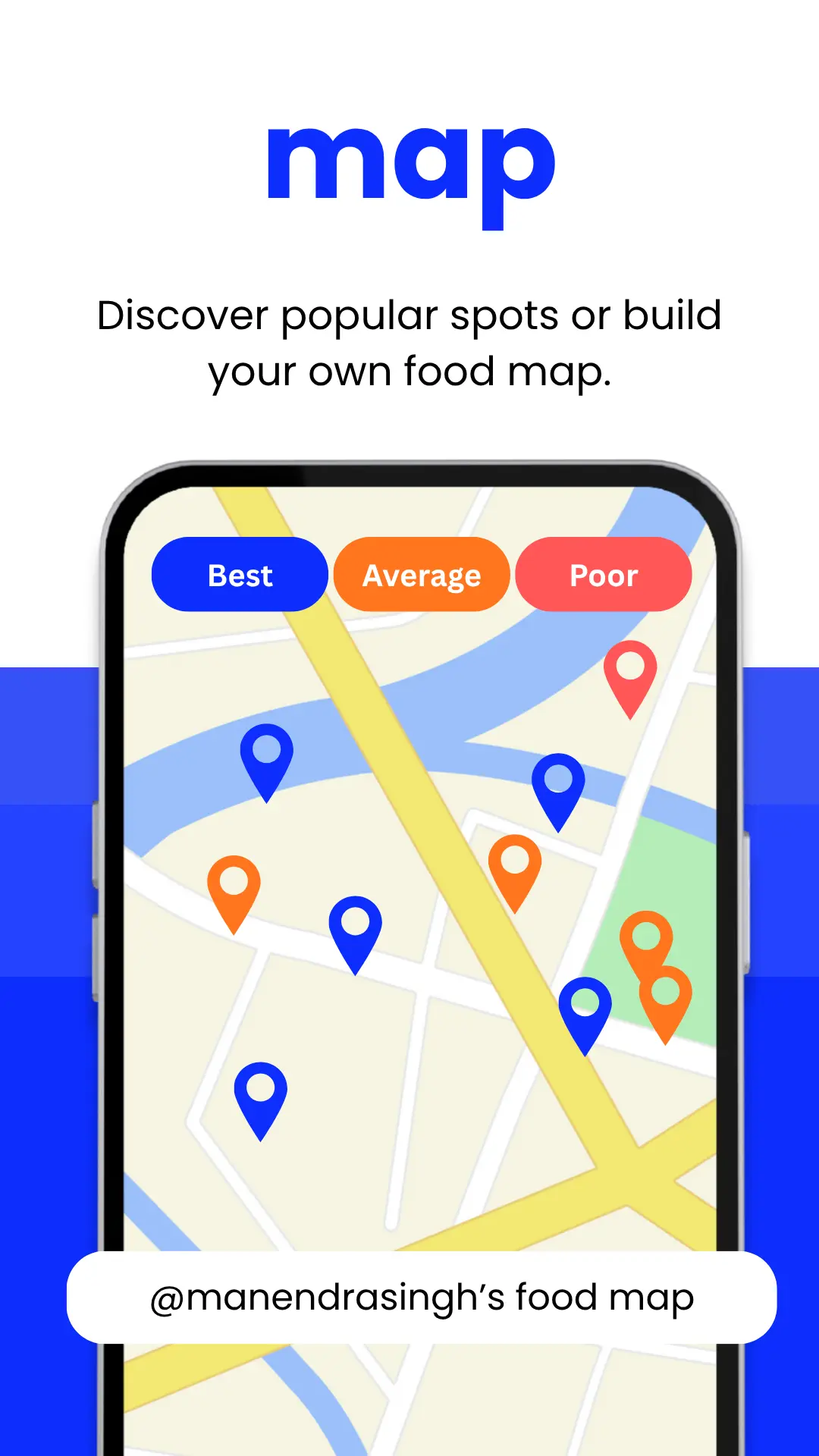 Tooro app food map for discovering local spots